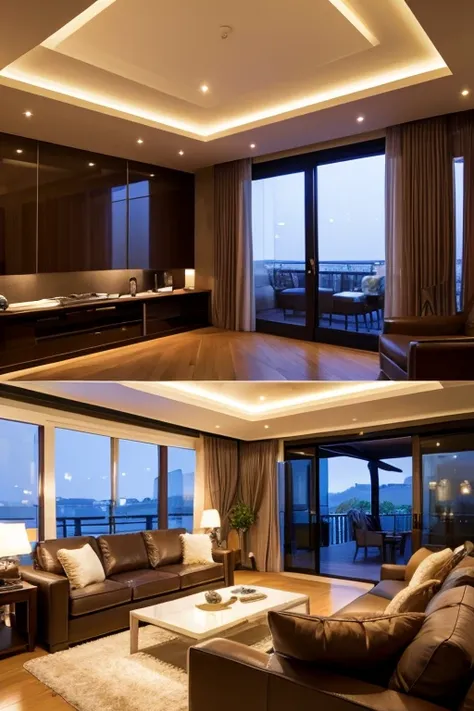 Luxury House、living room