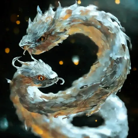 ouroboros,mythical creatures,a snake circles and eats its own tail,infinite shapes