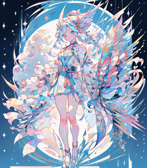 masterpiece, super high quality, ( 非常にdetailedなオリジナルイラスト),ice elf, Medium length elven ears, Pointed Ears,Around the ice, Frosty Theme,( 輝く黄colorい目:1.2), A light, cold smile, Arrogant look, Sexy Russian costume, blue crystal jewelry, Ice blue glowing tatto...