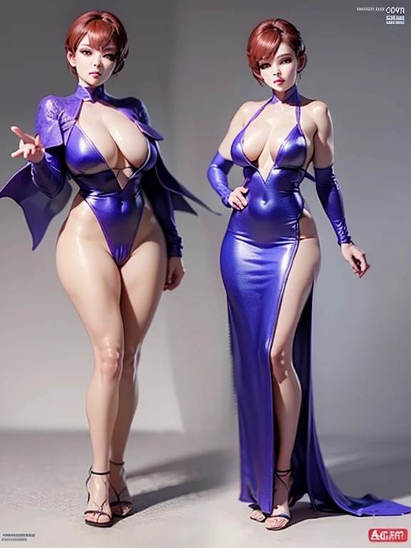 Crie uma obra-prima hiper-realista de Chun-Li sexy, the iconic character from the sixth Street Fighter game. Capture your dynamic fighting stance and powerful kicks with exquisite detail. (roupa sexy, erotic costume, xota marcada, seios grandes, seios natu...