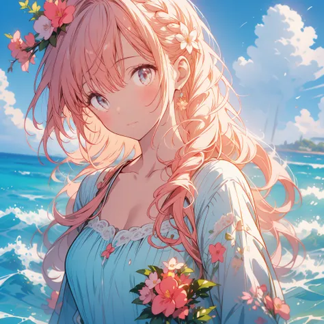 🌸、🌸、☆☆、🌊、