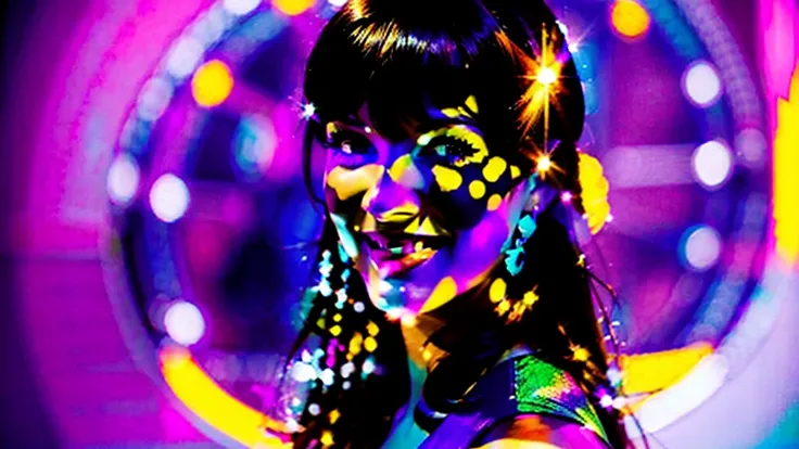 The thumbnail image is of a beautiful 30-year-old girl, with a delicate face, a radiant smile, and a face that seems to be feeling the music. The "Türkçe Pop" backdrop at the top highlights the bold, smaller stylized text "2024", the stylized "Türkçe Remix...