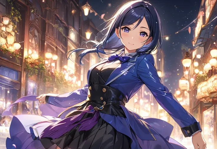 Love Live adult Kanan Matsuura, masterpiece, highest quality, gloss, fantastic background, attire random