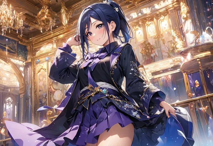 Love Live adult Kanan Matsuura, masterpiece, highest quality, gloss, fantastic background, attire random