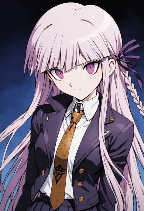 ((masterpiece,high resolution,highest quality,8k,detailed faces and anatomy))
(17-year-old girl,danganronpa,kyouko kirigiri,purp...