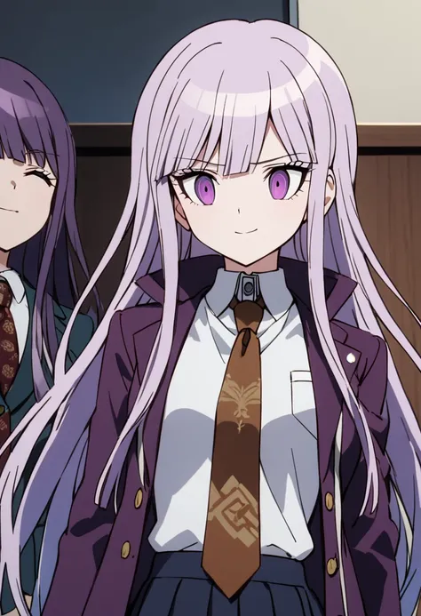 ((masterpiece,high resolution,highest quality,8k,detailed faces and anatomy))
(17-year-old girl,danganronpa,kyouko kirigiri,purp...