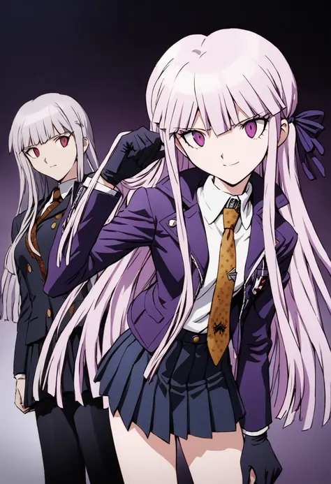 ((masterpiece,high resolution,highest quality,8k,detailed faces and anatomy))
(17-year-old girl,danganronpa,kyouko kirigiri,purp...