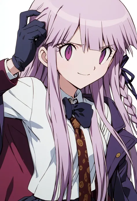 ((masterpiece,high resolution,highest quality,8k,detailed faces and anatomy))
(17-year-old girl,danganronpa,kyouko kirigiri,purp...