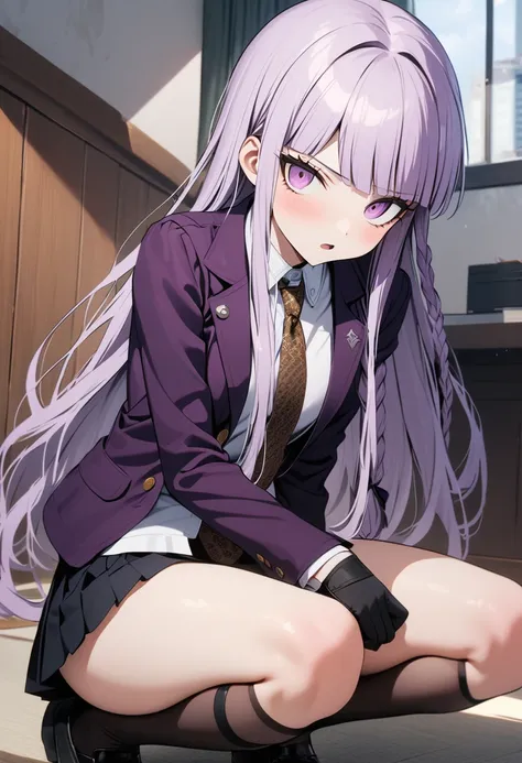 ((masterpiece,high resolution,highest quality,8k,detailed faces and anatomy))
(17-year-old girl,danganronpa,kyouko kirigiri,purp...