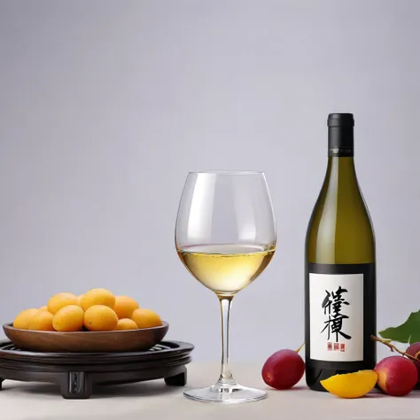 Nanning has you（Chinese，Black text on white background，handwriting，Simplicity，Add a wine glass in front）