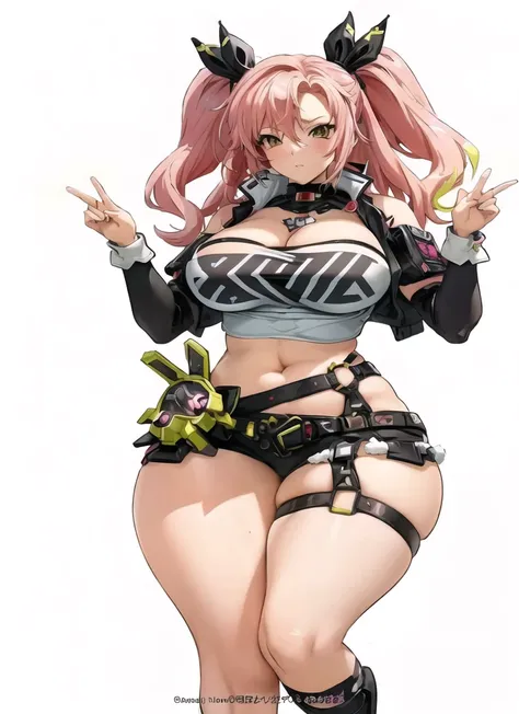 a cartoon picture of a woman with pink hair and horns, seductive anime girl, oppai cyberpunk, biomechanical oppai, bunny girl, inspired by Masamune Shirow, rogue anime girl, anya from spy x family, thicc, detailed anime character art, anime character, fema...