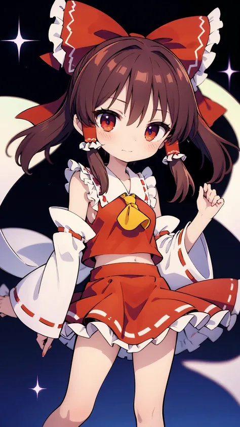 Physical Appearance Hair: Reimu has long, raven hair that she typically ties up in twin buns. Her hair is sometimes depicted as being slightly wavy or curly. eyes: Reimus eyes are a bright shade of red. Face: Reimu has a small, pointed nose and a delicate ...