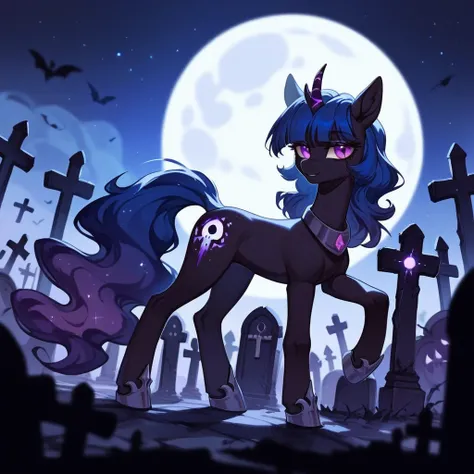 Cosmic Chaos fox as a Pony, cosmic graveyard background, look of horror  (score_9,score_8_up,score_7_up,score_6_up,score_5_up,score_4_up)
