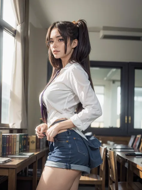 (1 lady), (Best quality at best:1.4), (ultra - detailed), (extremely detailed CG unified 16k), A Beautiful Woman with Perfect Figure: 1.4, Sharp Focus: 1.2, very detailed, High-definition RAW color photo, professional photoshooting, amazing face and eyes, ...