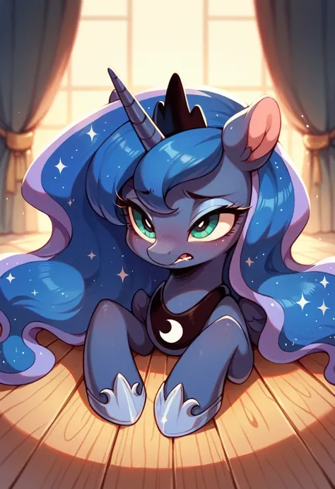 princess luna disembodied head on the floor