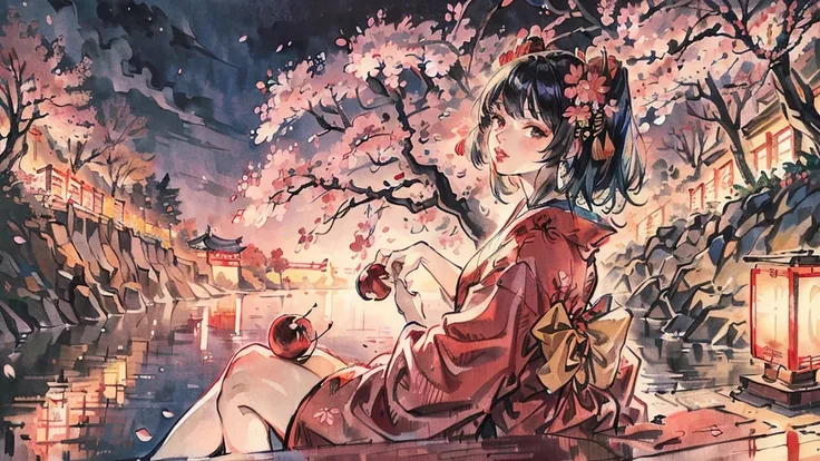 (((Oiran))),(((Prostitute))), Flashy kimono,hair ornaments, Scenery of kyoto,(((night))),(((night))),(((night))),(((night))),(((night))),(((night))),(((night))),(((night))),(((night))),(((night))),(((night))),(((night))),(((night))),(((night))),(((night)))...