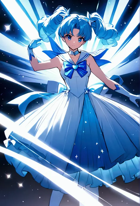 Create the new sailor mercury with her new dress and powers