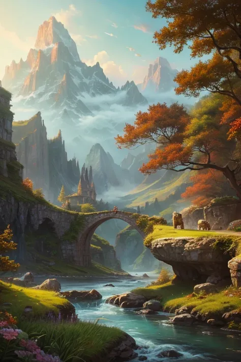 Highest quality、Landscape painting、Fantasy