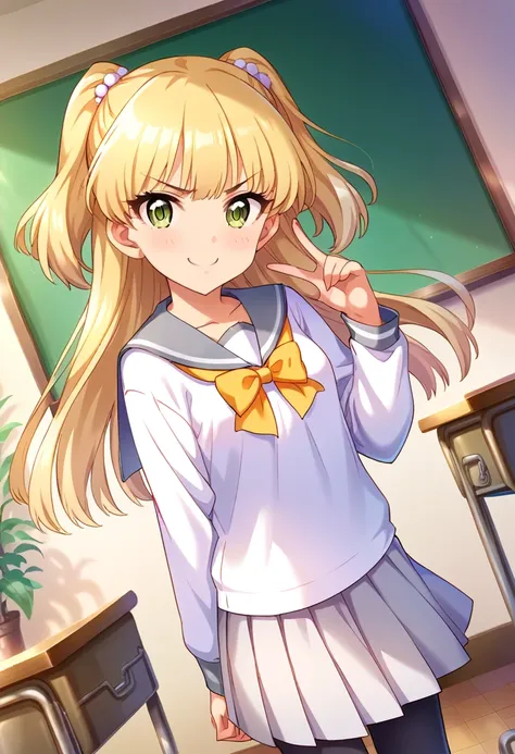 score_9, score_8_up, score_7_up, source_anime break pinup of 1girl, jgskrk, long hair, blonde hair, twintails, v-shaped eyebrows...