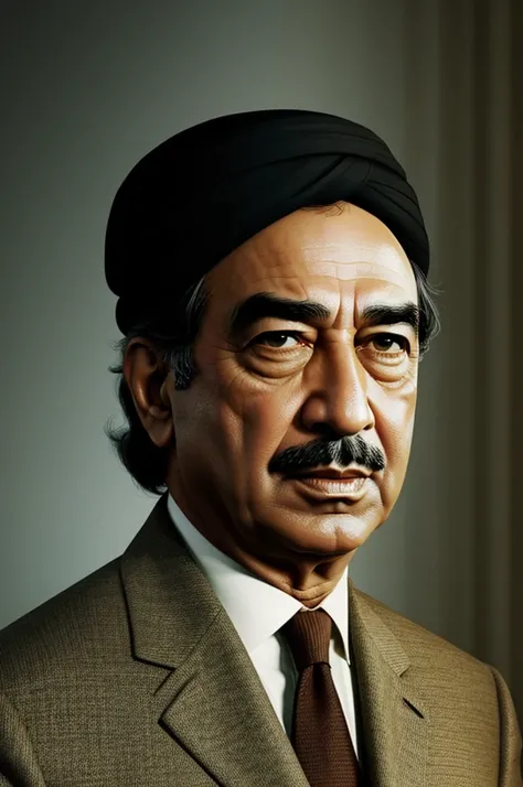 I want to create 3d realistic picture of former prime Minister of Pakistan Zulafqar Ali Bhutto.