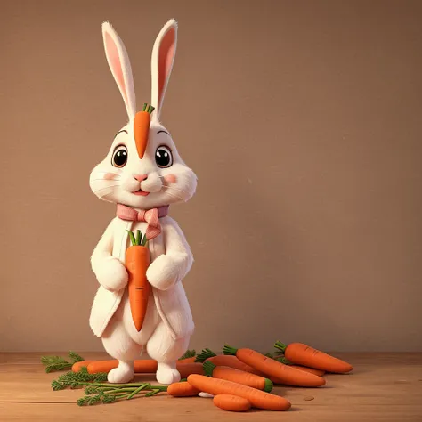 Bunny with Carrots