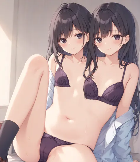 One person、masterpiece、Highest quality、Super detailed、High resolution illustrations、Improve skin quality、Increase eye appeal、Drawn in detail、Perfect body structure、Middle-aged female office worker、Spread your legs、Showing panties、Show off a plain-colored b...