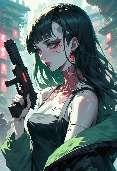 woman with gun and fire in hand, Very beautiful cyberpunk samurai, Digital Cyberpunk Anime Art, Digital Cyberpunk - Anime Art, female Cyberpunk Anime Girl, Cyberpunk Anime Girl, Cyberpunk Japanese Temple, anime cyberpunk art, Amazing anime 8k, Cyberpunk An...