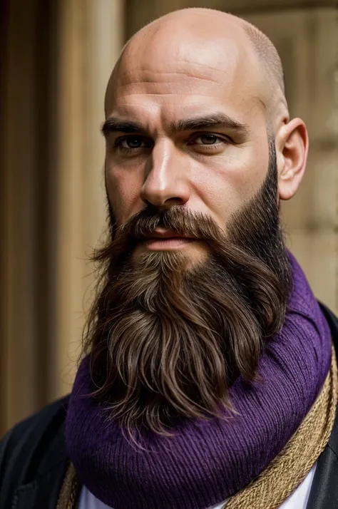 Bald purple beard in the time of Jesus 