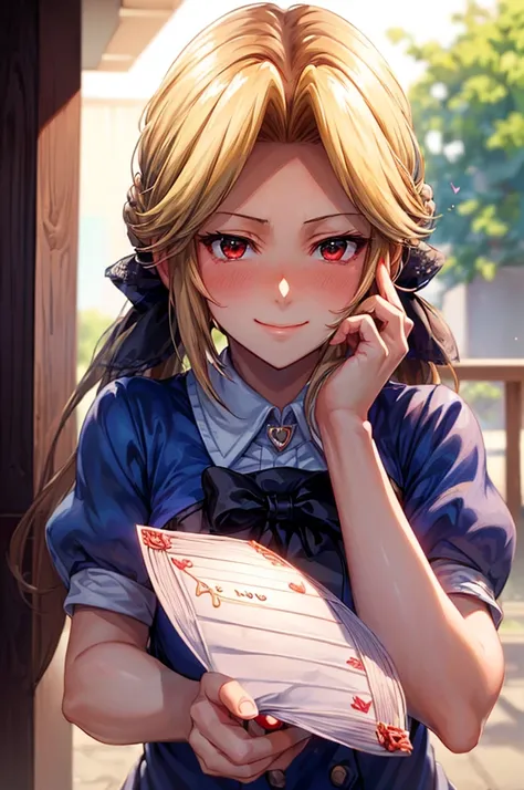 8K(She is shyly handing over a love letter, Her face turned red..:1.５)8K((A sloppy smile,I&#39;m looking for,Naughty face,The facial expression is good,Green Eyes))8K(((((high school girl,high school girl)))8K((Anime Style,Green Eyes,左You&#39;re good at dr...