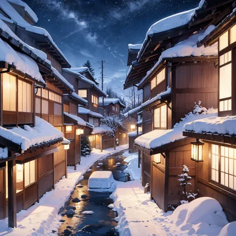 Deep winter in Japan 