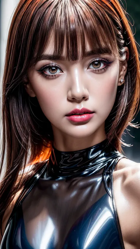 photorealism 16K realism, (Hyper-realistic proportional body, anatomically correct:1.3), ((ultra-fine digital art)), (intricately detailed beautiful face), (light pale complexion). BREAK, ((small round head)), (the most absurd quality perfect eyes), (Super...