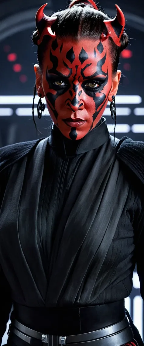 Cinematic Star wars. Darth maul but as woman. Female character. 