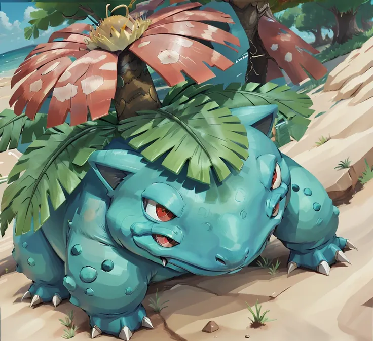 venusaur pokemon, cinematic composition, realistic