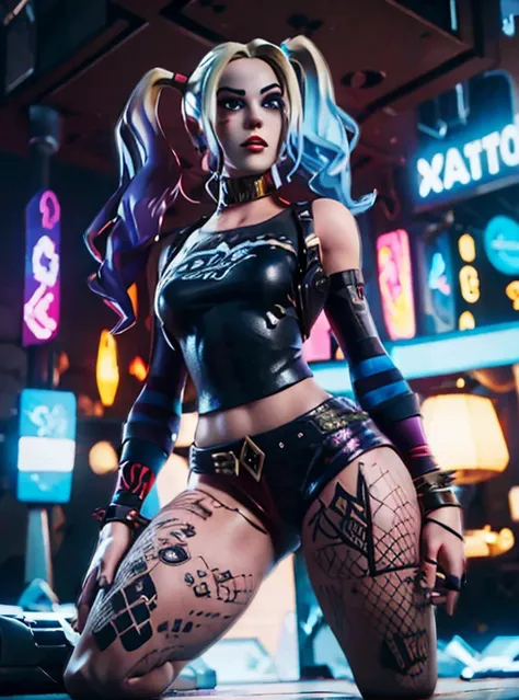 anime - style girl in tight blue pants and a black top, cyberpunk art inspired by Ross Tran, trending on cg society, digital art, tifa lockhart with white hair, ross tran style, anime girl cosplay, photorealistic anime girl render, 2b, 2 b, hyper realistic...