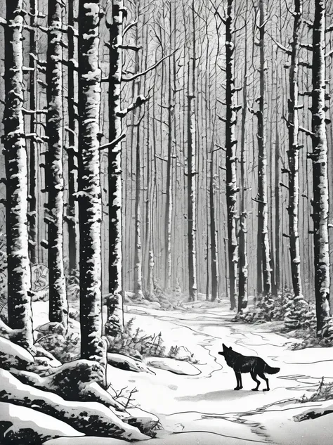 In a remote, snow-covered forest,
the footprints of a lone wolf are
found leading to an abandoned
cabin. Villagers whisper that this
wolf walks on two legs and
speaks in the voice of a man,
luring the unwary into the woods
never to return.
