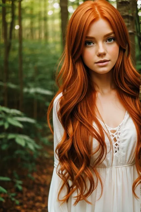 Fairy reddish blonde hair 