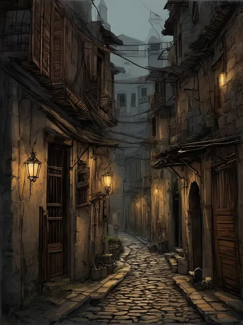 A narrow alleyway in the oldest
part of the city is avoided by the
locals, who whisper of a shadowy
figure that stalks the cobblestone
streets at night. Those who have
crossed paths with this entity
report feeling an overwhelming
sense of dread and hearing...