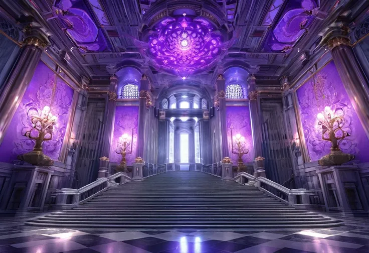 dragon, palace, purple light, HDR, 4k resolution, (ultra high resolution: 1.0 ), (((best quality, 8 thousand, masterpiece:1.4))