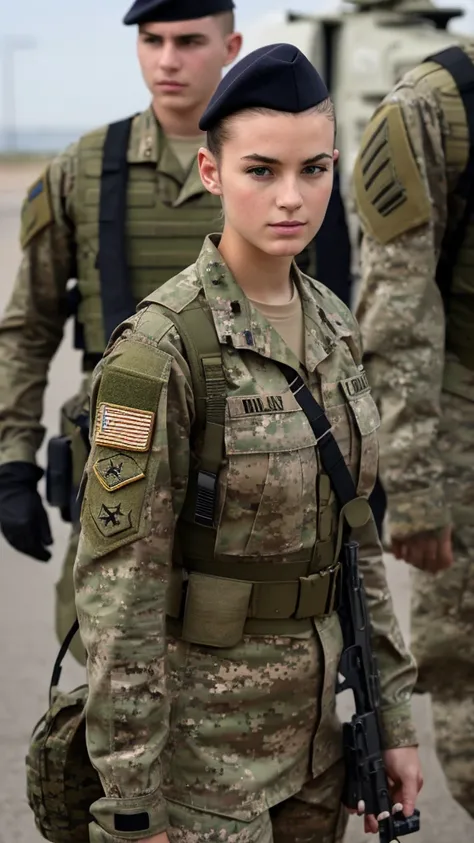 Military girl 