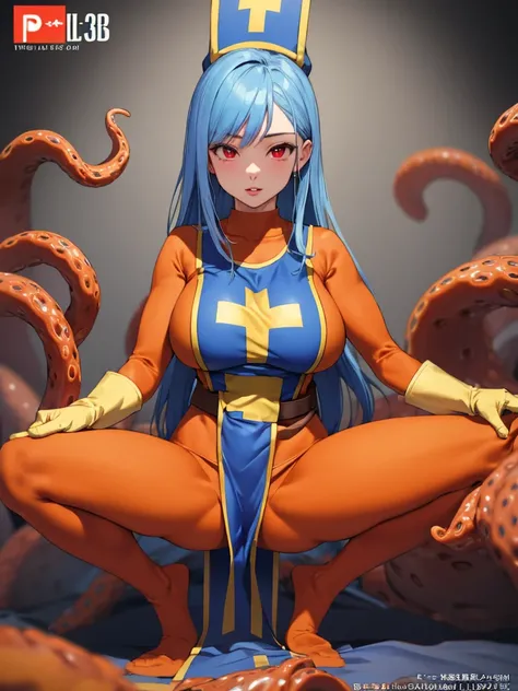 masterpiece,Highest quality, Unreal Engine, Super Resolution, Very detailed,
1 Girl, Waist, thin, (Muscular:0.8)
Round Breasts, Big Breasts, Bold,  Part your lips, Observe the audience,
, sexy pose
Waist shot,Tentacles entangled in chest,,
Simple backgroun...