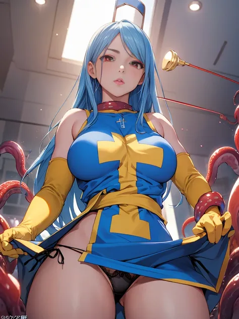 masterpiece,Highest quality, Unreal Engine, Super Resolution, Very detailed,
1 Girl, Waist, thin, (Muscular:0.8)
Round Breasts, Big Breasts, Bold,  Part your lips, Observe the audience,
, sexy pose
Waist shot,Tentacles entangled in chest,,
Simple backgroun...