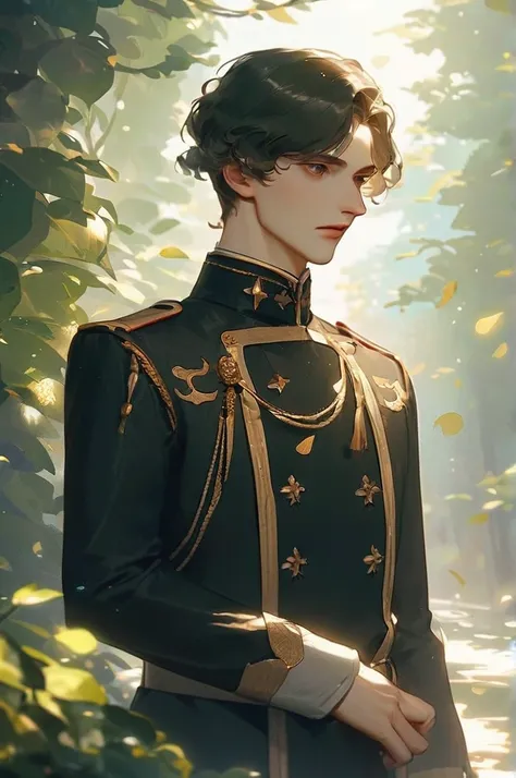 ((Лучшее качество)), ((шедевр)), (подробный), military Russian young man in uniform charismatic in nature