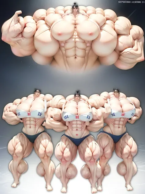 Highest quality、High resolution、Very detailed、Bright lighting、One girl、Full body photo、Black Hair、(((Short Hair)))、smile、tall、(((Big Tits)))、(((Bikini)))、(((muscular)))、(((Hyper huge Muscle:1.5)))、(((Incredibly large muscles:1.5)))、(((Extremely large muscl...