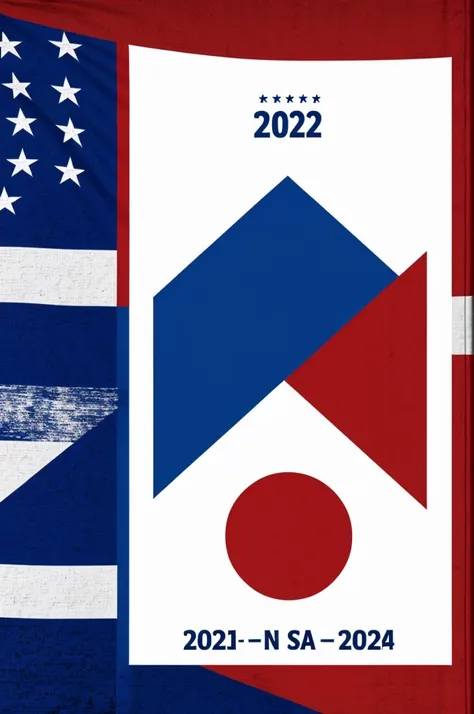 A flag that has 9th and 2024, and make it something updated 