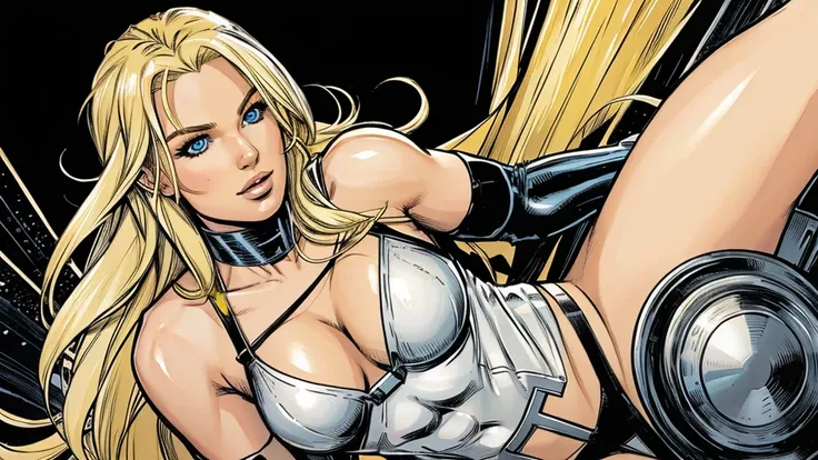 hot blonde super hero