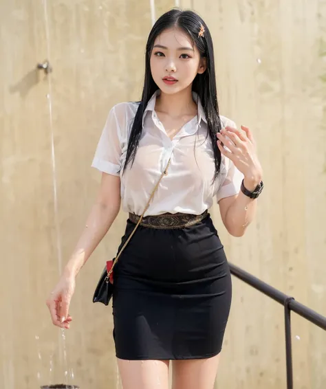 beautiful girl, korea, 2 persons, double shots, full body picture, 18-20 years old, sexy, (gorgeous face, beautiful face shape, ...