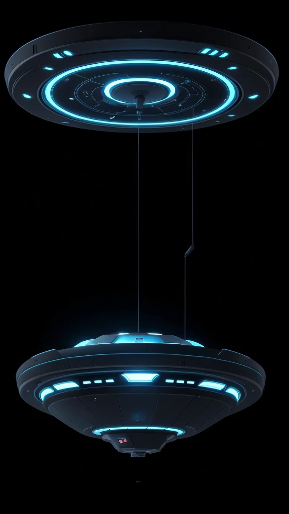 

The **Aurora Sentient Vessel (ASV)** is an advanced, sleek, disc-shaped craft with a mirror-like exterior that reflects its surroundings, making it almost invisible against the night sky. The surface is dotted with iridescent, pulsing nodes that serve as...