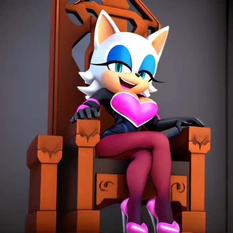 Rouge he sits on a throne and laughs Black bodystocking 