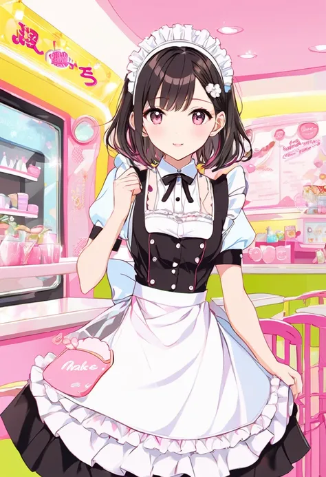 Please make an advertisement for a maid cafe.。