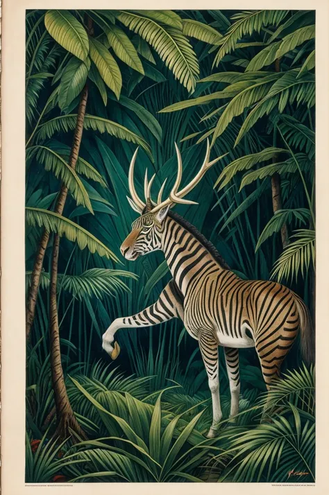 Old king hunt animal  in jungle